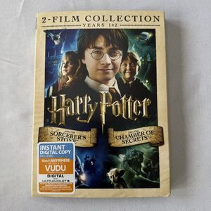 Harry Potter 2 Film Collection Sorcerer’s Stone & Chamber Of Secrets DVD Sealed